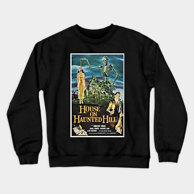 House on Haunted Hill_type A Crewneck Sweatshirt by SciFi_Kaiju_Guy